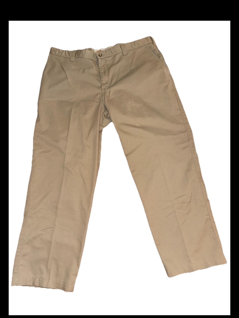 Dickies Men Tan Cargo Work Pants Straight Fit Size 40X 30